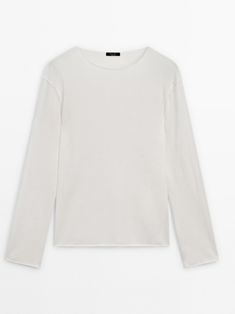 Massimo Dutti Wool tops red and ivory. Long sleeve - Picture 3 of 7